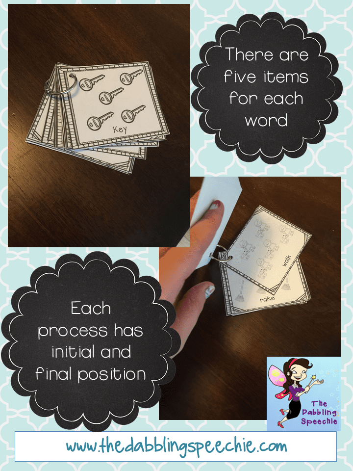 Phonology Picture Flashcards- Just Print N' Go! - thedabblingspeechie