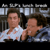 The life of An SLP with the best Seinfeld GIFS